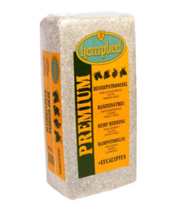 DanSpan Horse Hempbed Hampstrøelse -Premium med Eucalyptus- 15 kg balle